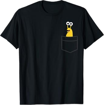 Banana Slug In A Pocket Funny Pocket Banana Slug T-Shirt