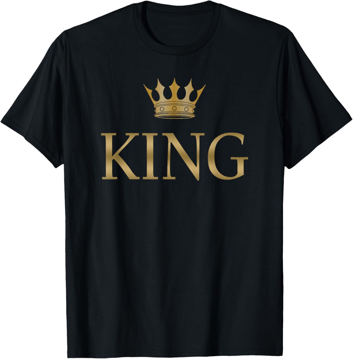 King Gold Crown Birthday T-Shirt T-Shirt
