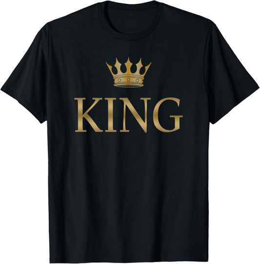 King Gold Crown Birthday T-Shirt T-Shirt