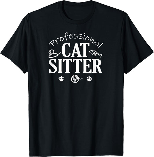 Professional Cat Sitter Toys T-Shirt