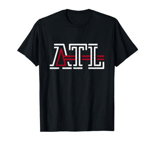 Vintage Atlanta Georgia ATL Classic Distressed T-Shirt