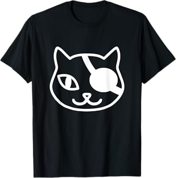 Cute Pirate Cat For Cat Lover Eye Patch Kitten T-Shirt