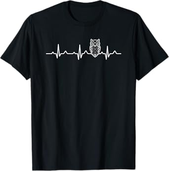 Owl Heartbeat T-Shirt T-Shirt