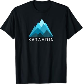 Mount Katahdin Maine Mountain Hiking T-Shirt