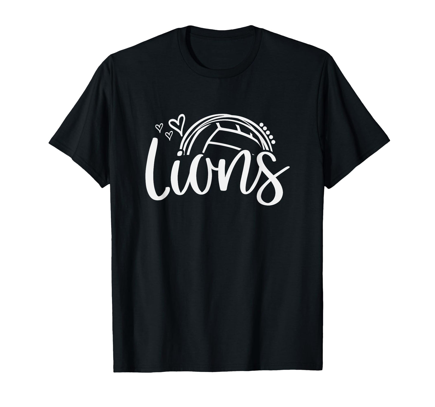 Volleyball Lions School Sports Fan Team Spirit T-Shirt