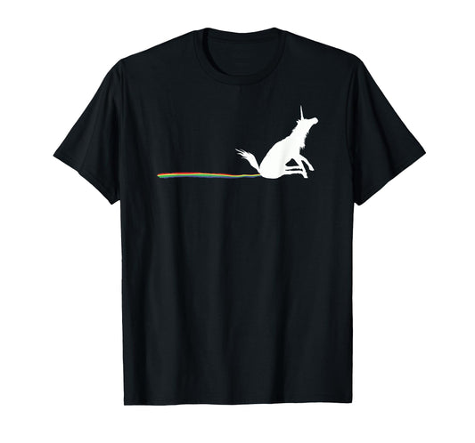 Pooping Unicorn How Rainbows Are Made T-Shirt