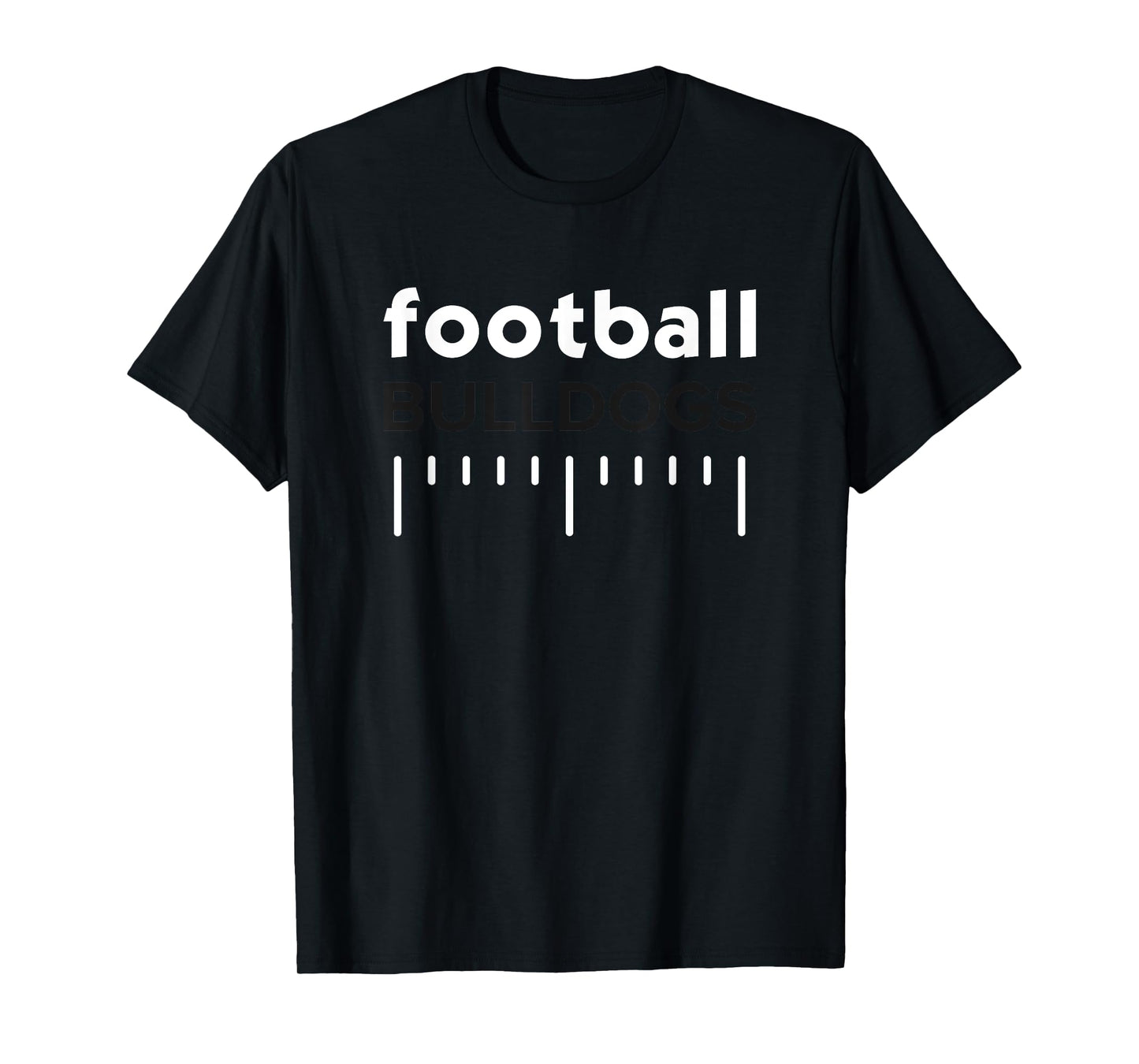 Hart County Bulldogs Football Lines HS T-Shirt