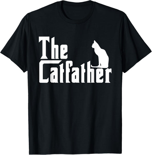 The Catfather Funny Cat Dad Father Lover T-Shirt
