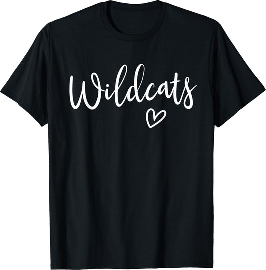 Wildcats High School Mascot Sports Team Women's Wildcats T-Shirt
