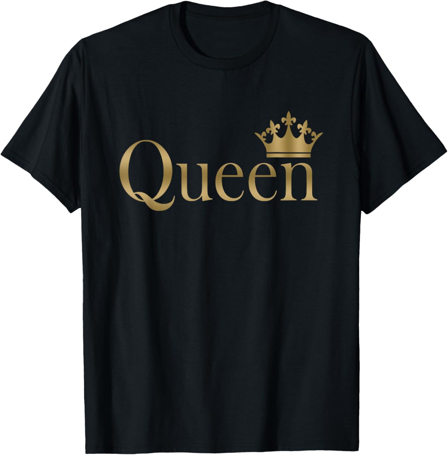 Queen Golden Crown Birthday T-Shirt T-Shirt