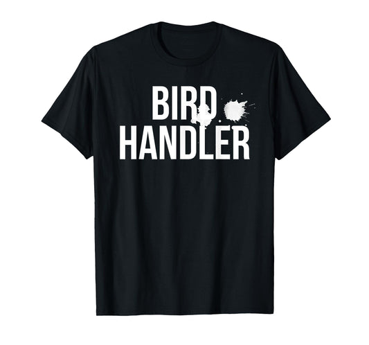 Bird Handler Shirt Halloween Costume tshirt with droppings