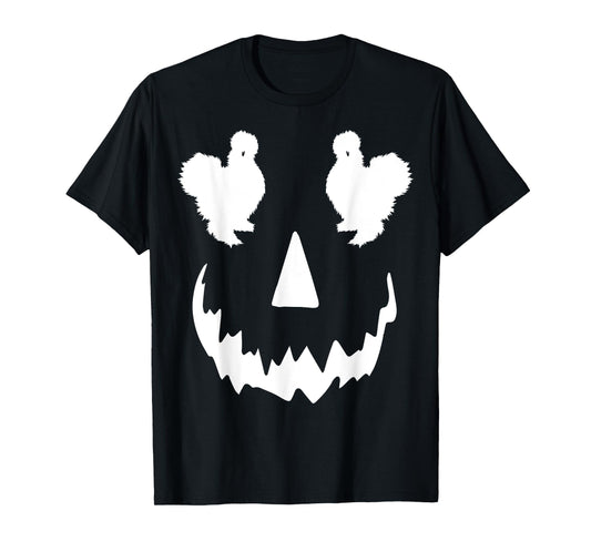 pumpkin Silkie Chicken halloween T-Shirt