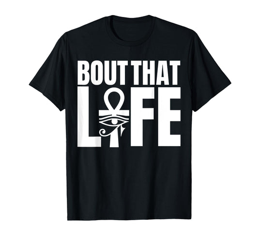 Ancient Egyptian Ankh Eye Of Horus Kemetic Egpyt T-Shirt