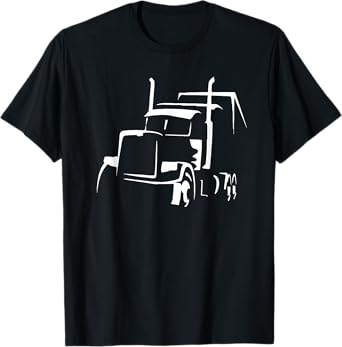 18 Wheeler Semi Truck Shirt for Truck Drivers Who Love OTR T-Shirt