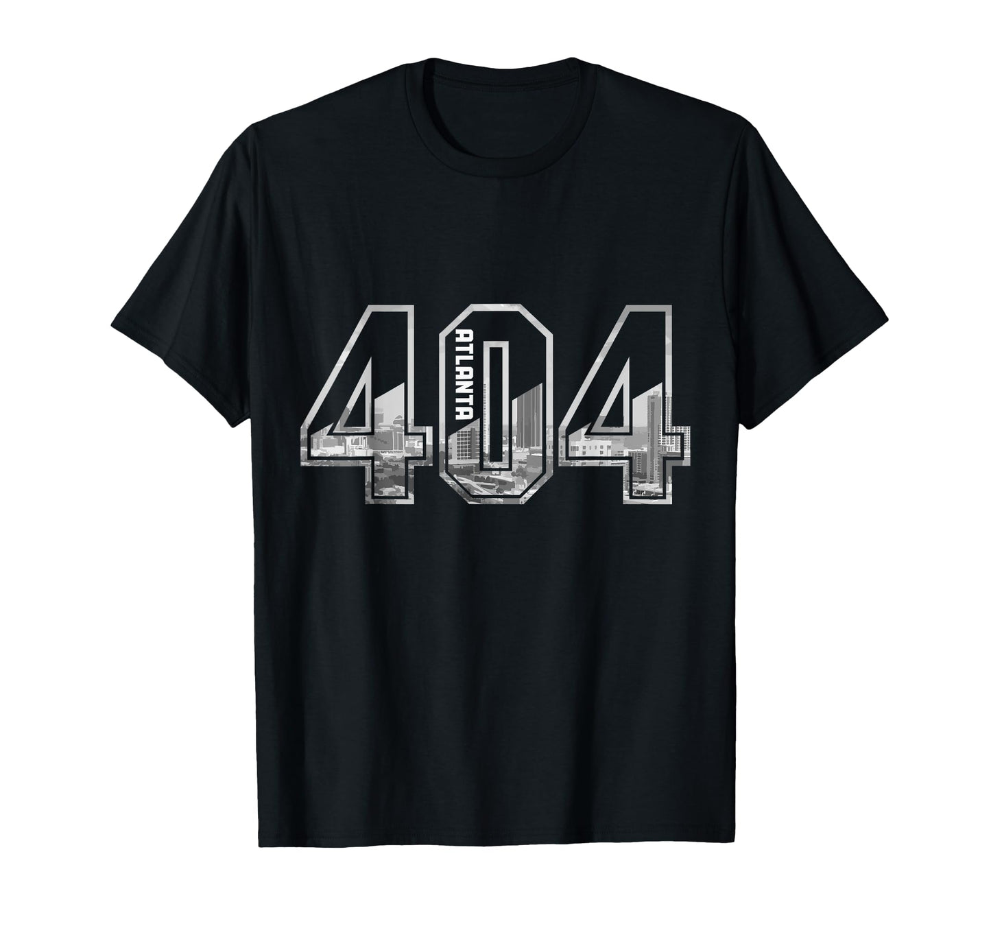 Atlanta Georgia ATL 404 Area Code Pride Skyline Vintage T-Shirt