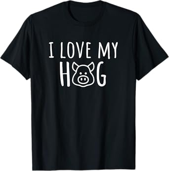 Funny I Love My Hog Pig Lover Farm T-Shirt
