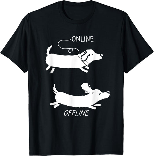 Rough-haired Dachshund Online Offline Dog Dachshund T-Shirt