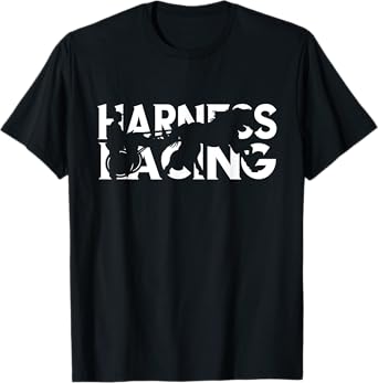 Harness Racing Horse Racer Trotting Horse Racing Equitation T-Shirt