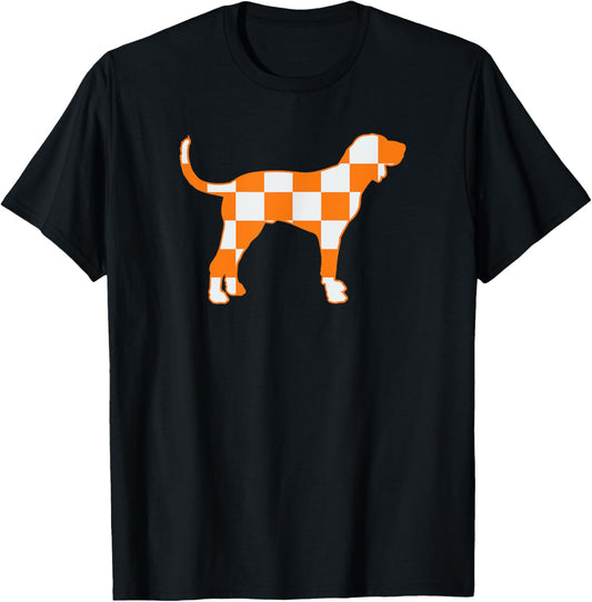 Tennessee Hound Orange White Dog Tennessee Orange Blooded T-Shirt