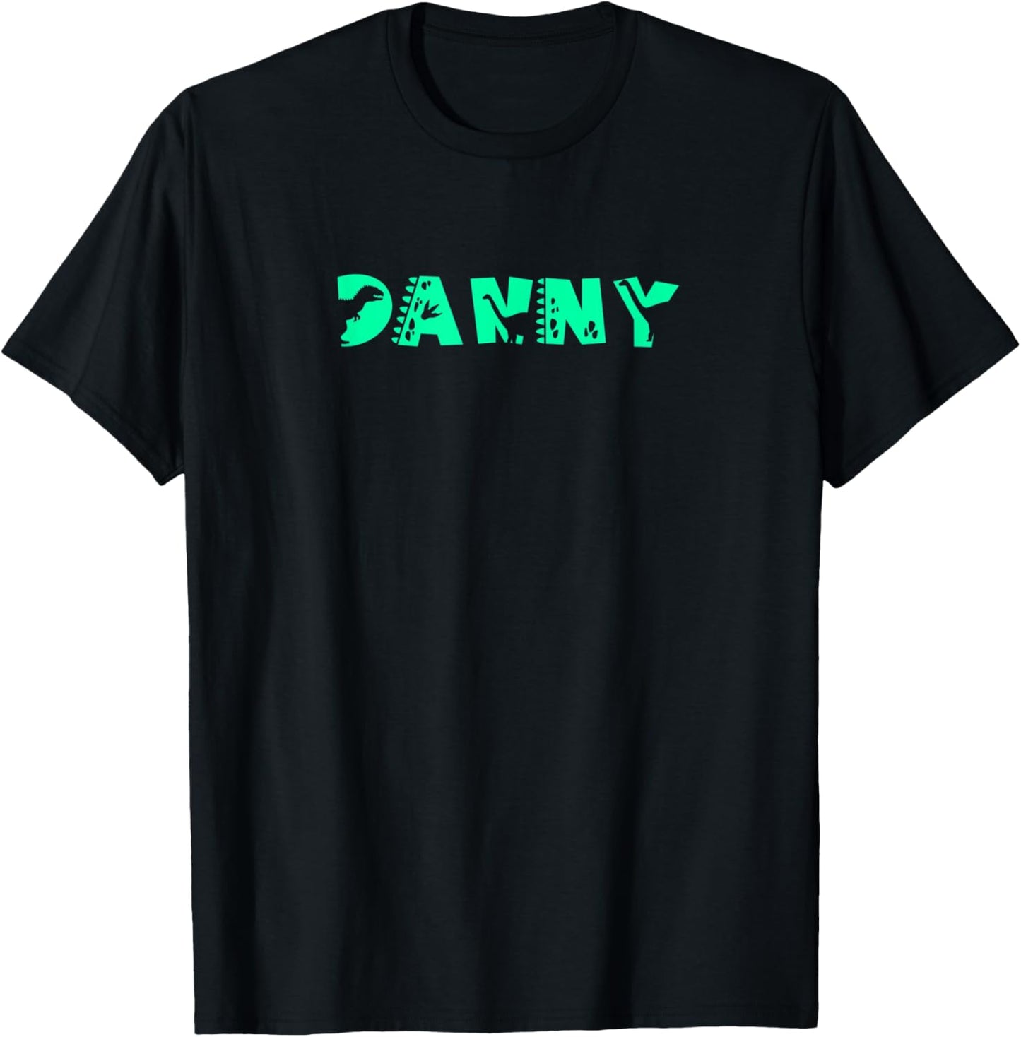 Danny Personalized Boys Dinosaur T Rex Cute Custom T-Shirt