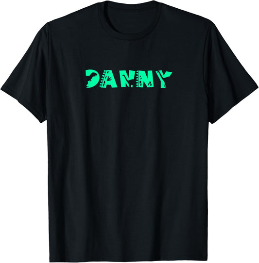 Danny Personalized Boys Dinosaur T Rex Cute Custom T-Shirt