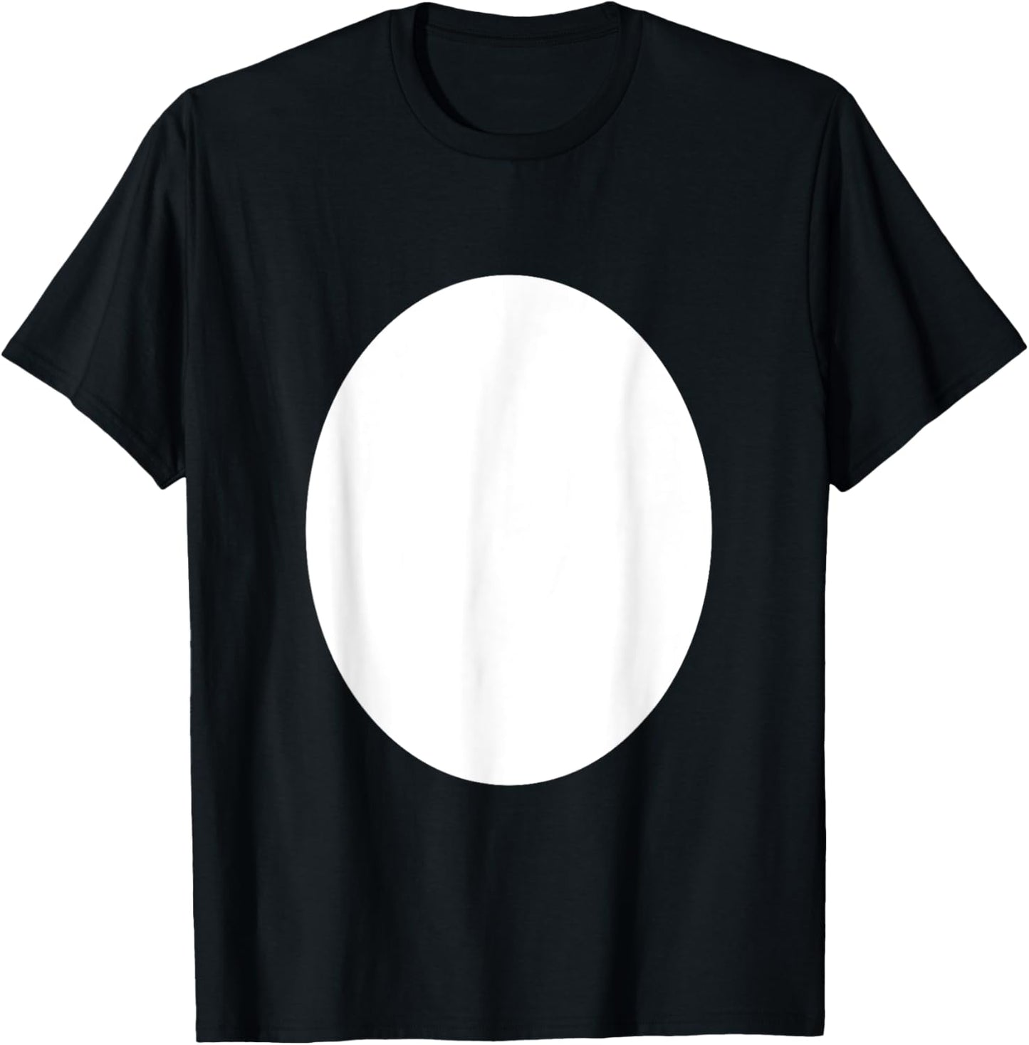 Black White Panda Bear Halloween Costume Cute Animal Belly T-Shirt