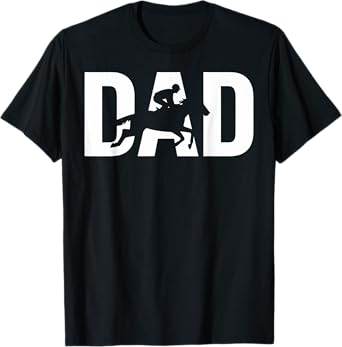 Fathers Day Jockey Mens Horse Racing Dad T-Shirt