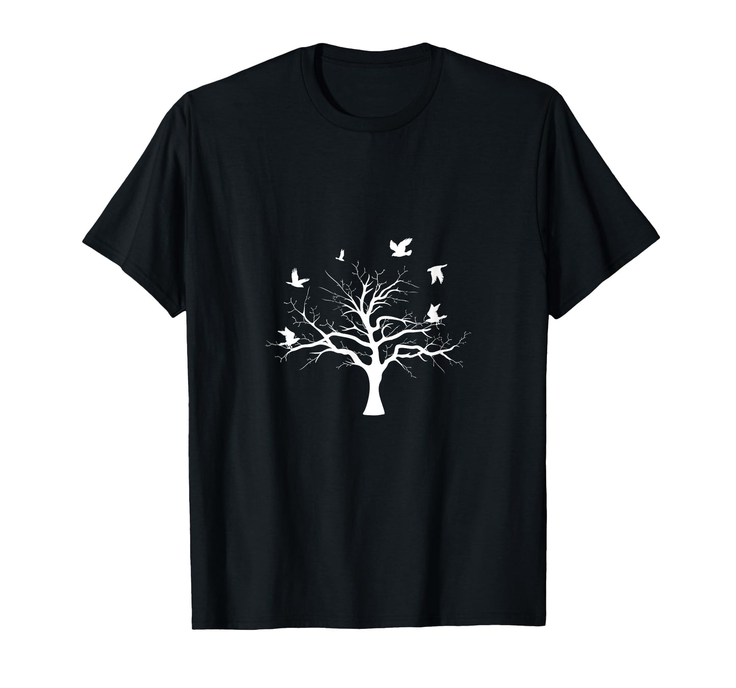 Forest Bird Scary Raven T-Shirt