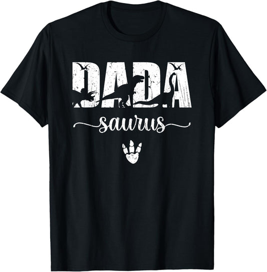 Funny Dada Saurus or T-Rex Dad Dinosaur For Mens Dinosaur T-Shirt