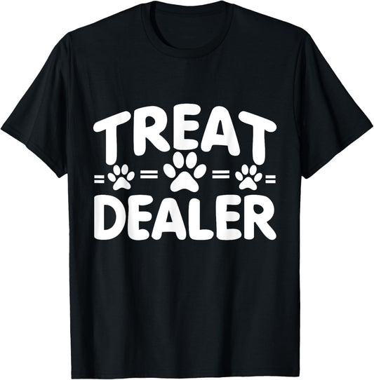 Unisex-Adults Dog Lover T-Shirt Black Small Classic Fit Short Sleeve Cotton Polyester