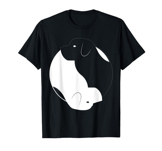 Yin Yang Labrador Funny Retriever Symbol Zen Meditation T-Shirt