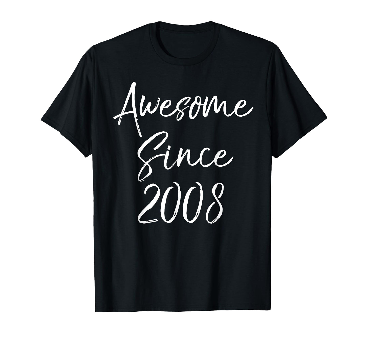 Awesome Since 2008 Shirt for Youth 10th Birthday Gift Girls T-Shirt