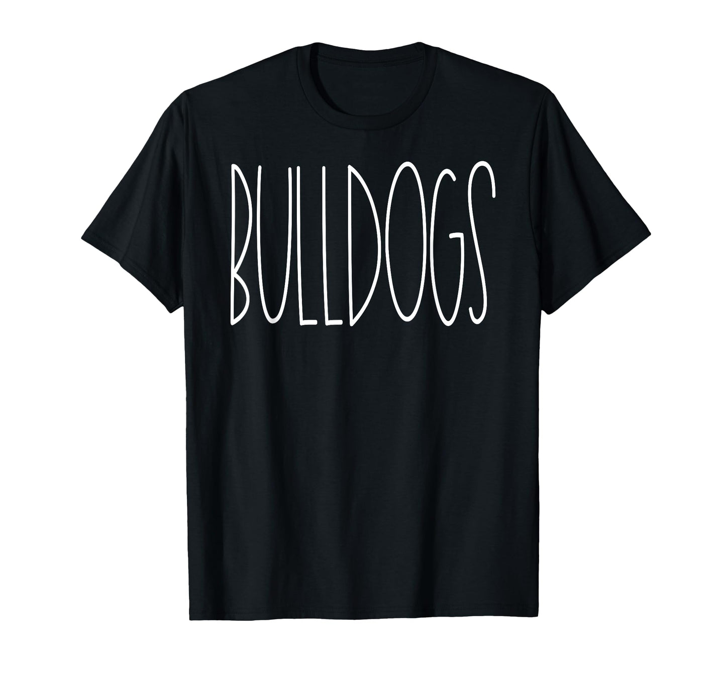 Bulldogs School Spirit Team Mascot Teacher Gift Men Women T-Shirt