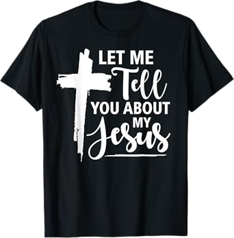 Retro Tie Dye Rainbow Let Me Tell You About My Jesus God T-Shirt
