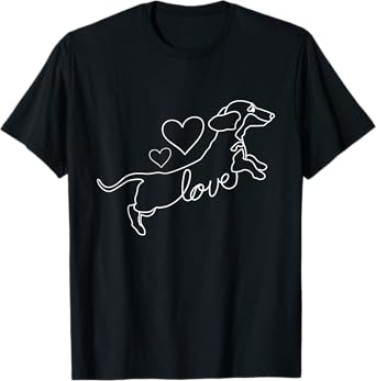 Love Dachshund Wiener Dog Lover Pet Trainer Breeder T-Shirt