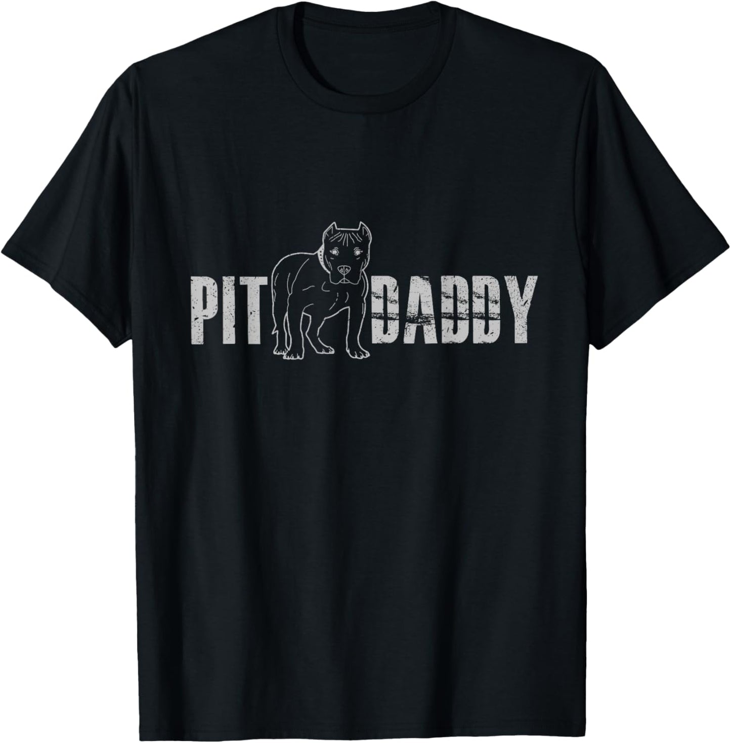 Pit Daddy Shirt Pitbull Dog Dad T-Shirt Gift T-Shirt