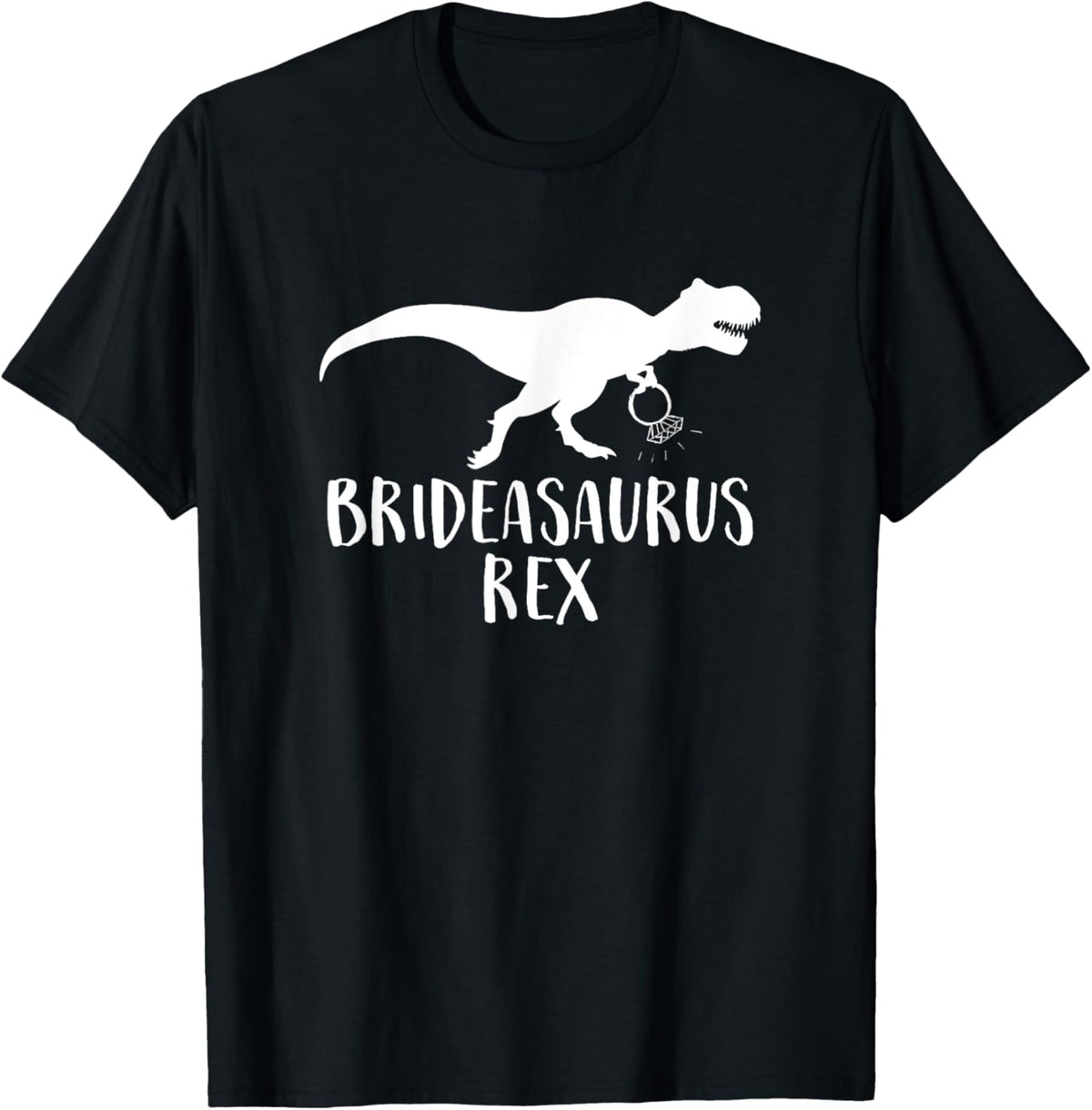 Brideasaurus Rex Shirt Funny Wedding Bridesaurus Dinosaur T-Shirt