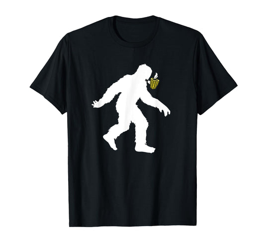 Corncob Tobacco Bigfoot Pipe Smoking Sasquatch Pipe Smoker T-Shirt