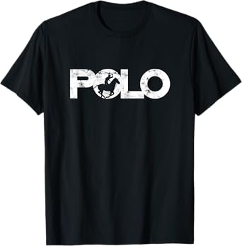 Equestrian - Sport - Mallet Polo Horseback Riding Unisex-Youth Black Cotton 60% Polyester 40% Short Sleeve Polo Shirt Small