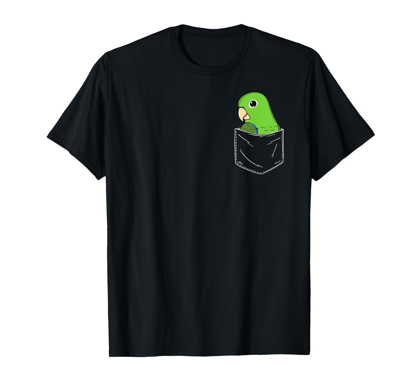 Cute Parrot In A Pocket I Green Parrotlet T-Shirt