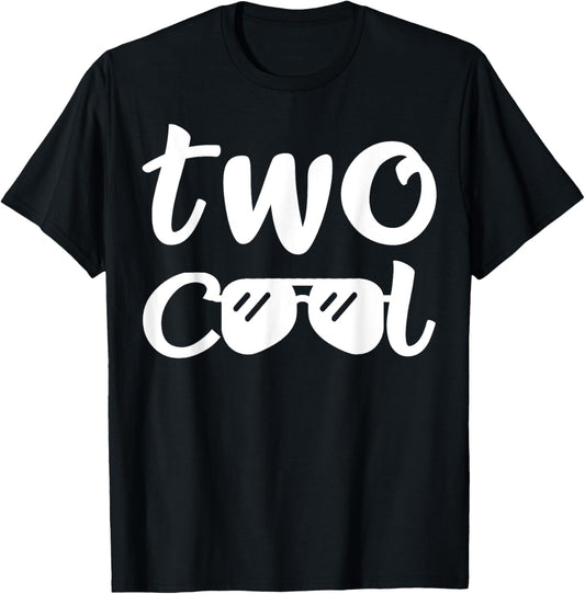 Two Cool 2nd Birthday Shirt 2 Years Old Boy Second Birthday T-Shirt