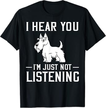 Scottish Terrier Dog Puppies Owner Lover T-Shirt for Men Women Girls Kids