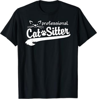 Professional Cat Sitter Tail T-Shirt