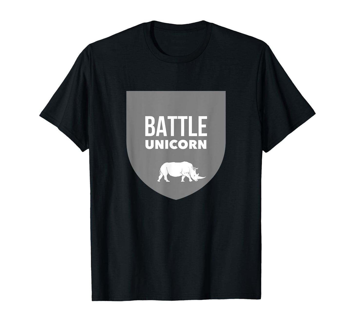 Battle Unicorn Funny Rhinoceros Rhino T-Shirt