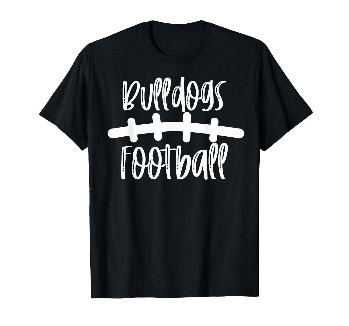 Bulldogs Football School Spirit Team Mascot Game Night T-Shirt