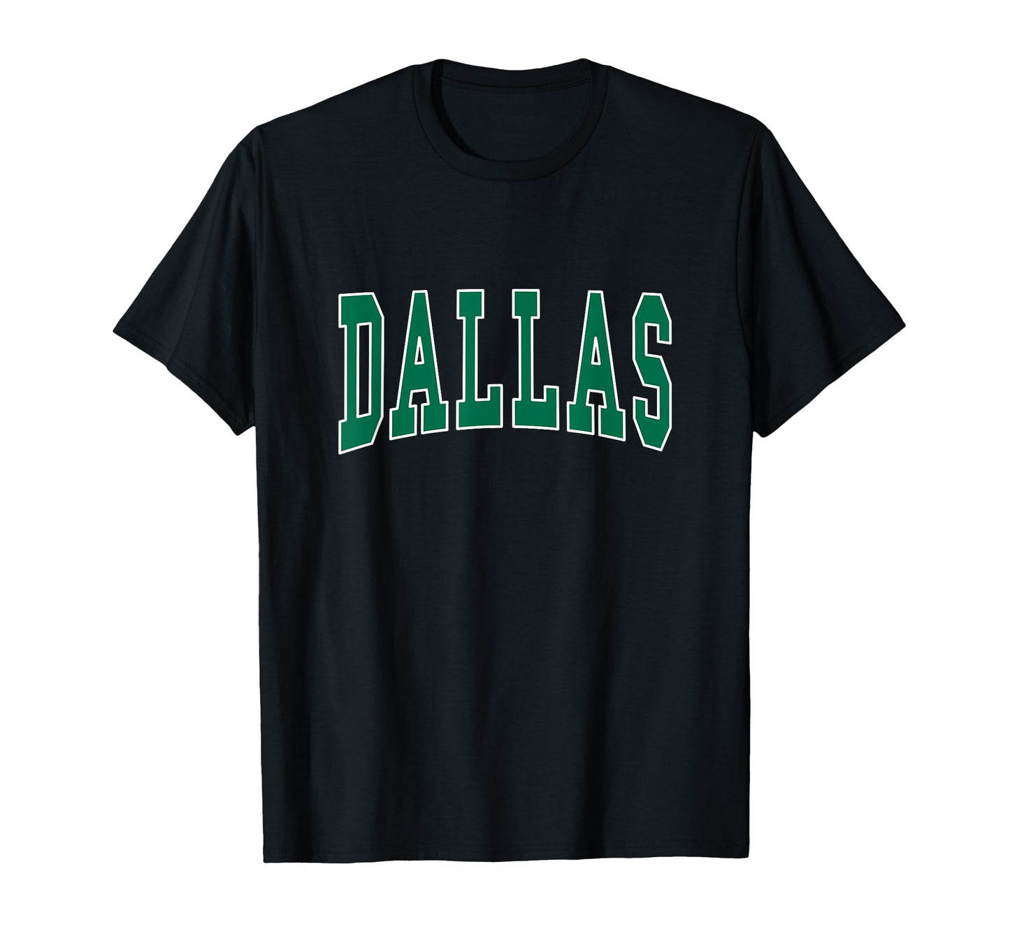 Graphic Apparel Co. - DALLAS Hometown Pride Throwback Design Classic T-Shirt - Black - Small - Unisex-Adult - Short Sleeve - T-Shirt