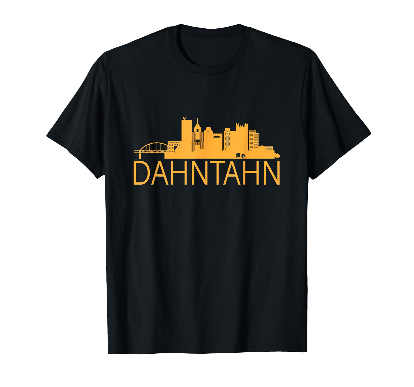 Pittsburghese Dahntahn Yinzer T shirt - Men Women Child T-Shirt