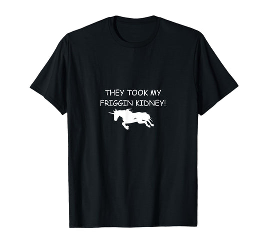Discord Productions Kids Unisex Black Cotton Polyester T-Shirt - Small - Modern Unicorn Graphic Print - Crew Neck - Short Sleeve