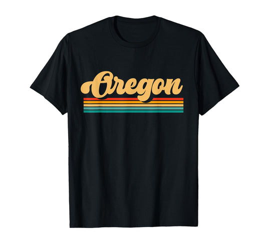 Retro State of Oregon T-Shirt