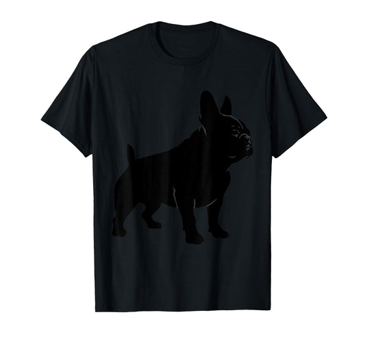French Bulldog Silhouette, Dog Pet T-Shirt for Men Women Kids